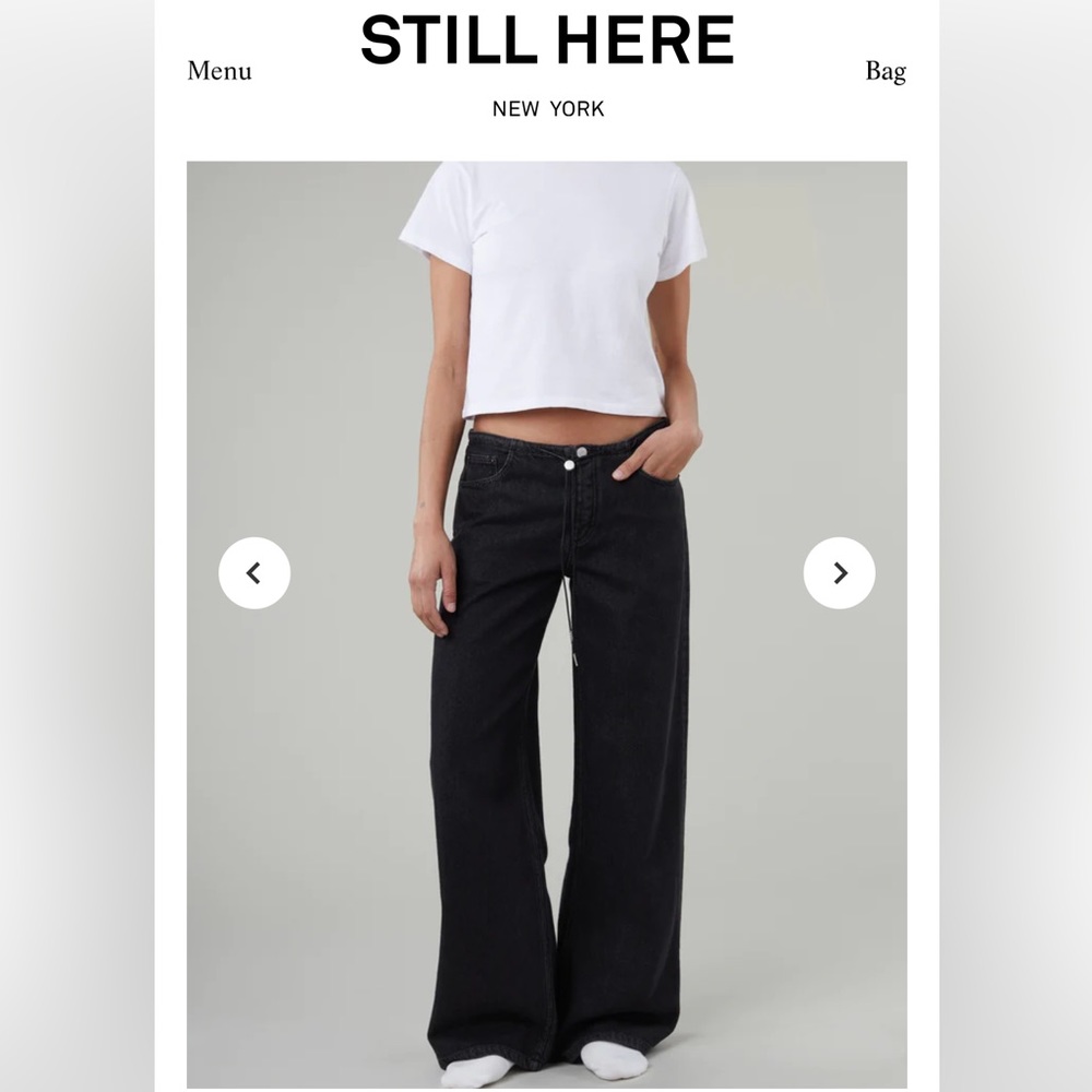 Still Here NYC Cool Jeans size 26. Worn once! In perfect condition